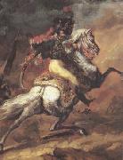 Theodore   Gericault Chasseur of the Imperial Guard,Charging (mk10) Germany oil painting artist